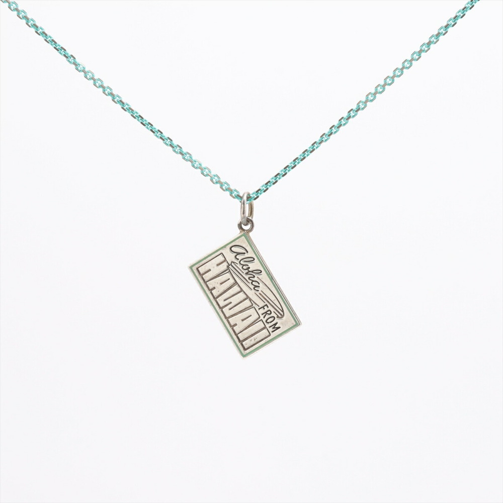 Tiffany Letter Necklace Silver Hawaii Limited Edition Postcard